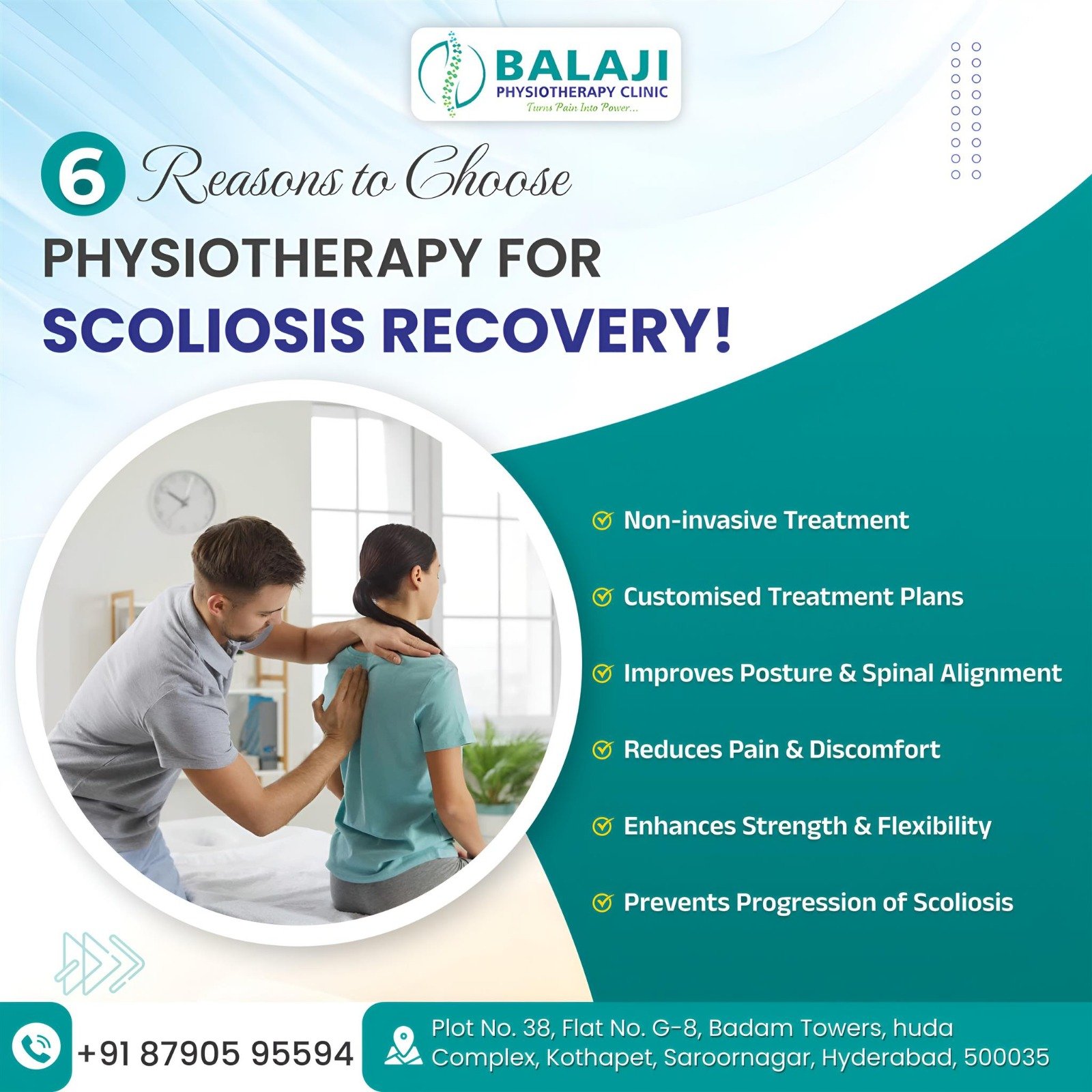 6 Reasons to Choose Physiotherapy for Scoliosis Recovery